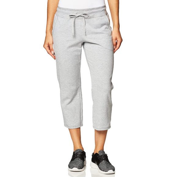 NWOT Hanes Women's Soft French Terry Capri Pants - Picture 2 of 10